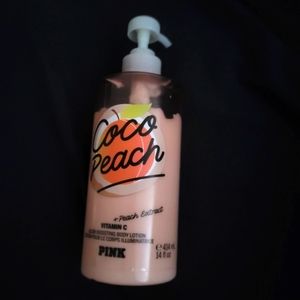 Victoria's Secret Pink CoCo Peach 🍑 Lotion with Vitamin C, 14 oz.